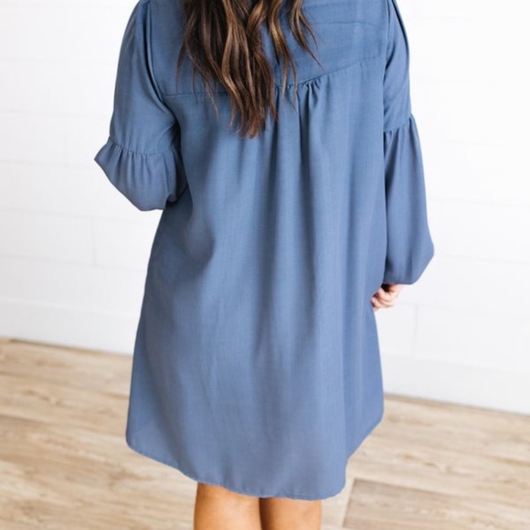 BNWT Floral Embroidered Babydoll Dress - Picture 4 of 6